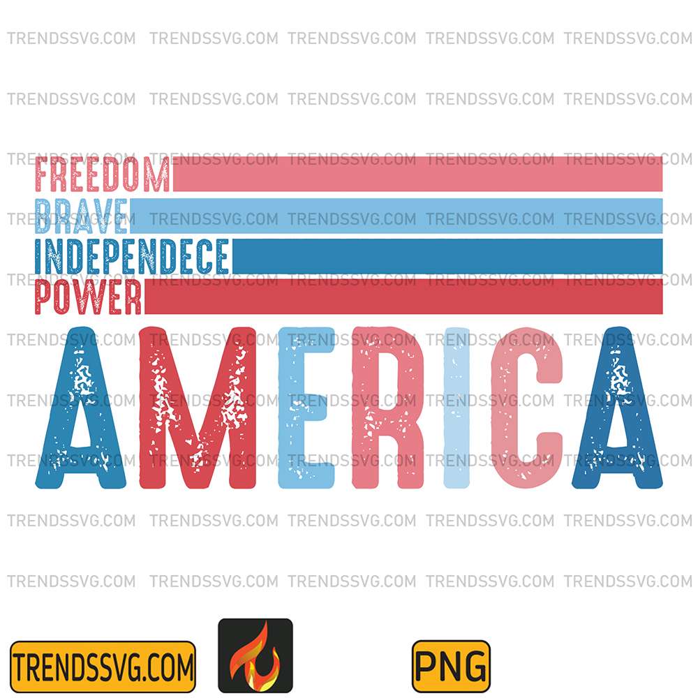 Freedom-Brave-Independece-Power-America-4th-Of-July-Png