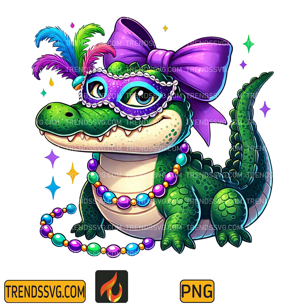 GatorMardiGrasPng