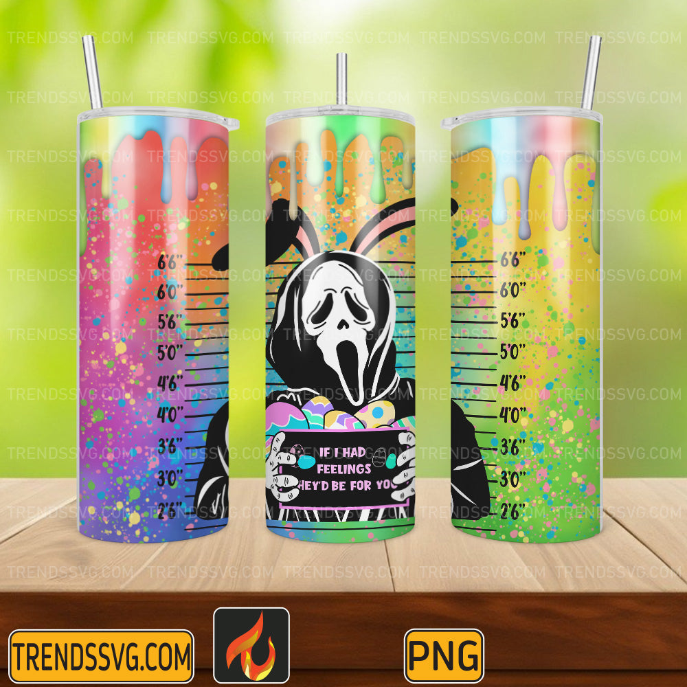 GhostfaceEasterPngTumbler20OzDesignPng