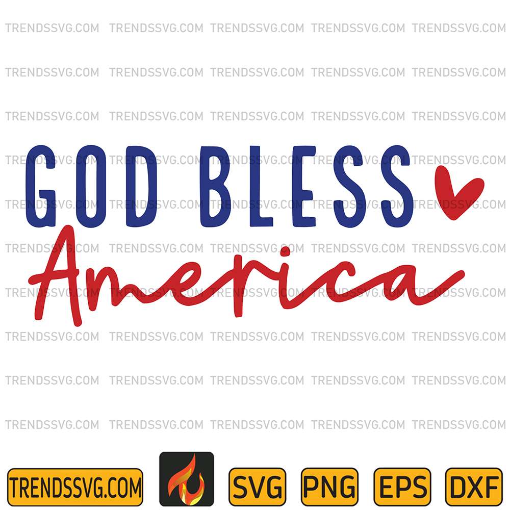 God-Bless-America-Svg