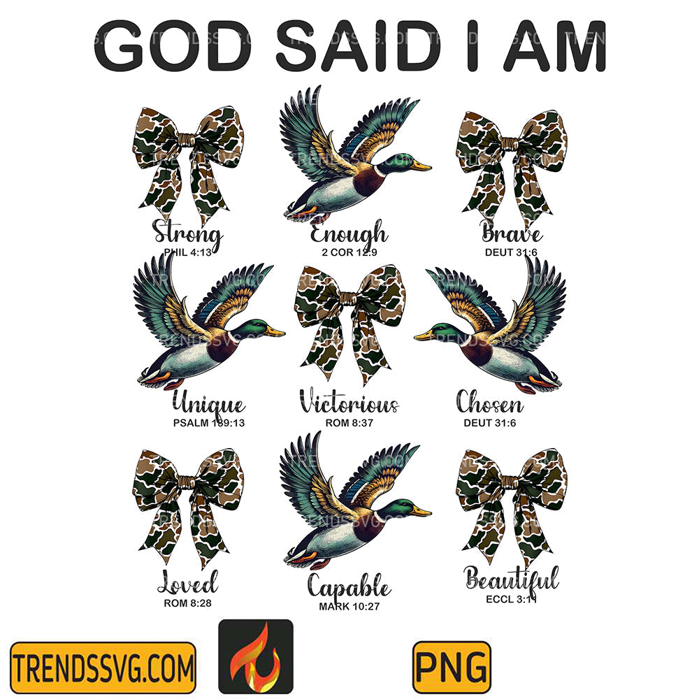GodSaidIAmCoquetteCamoBowHuntingPng