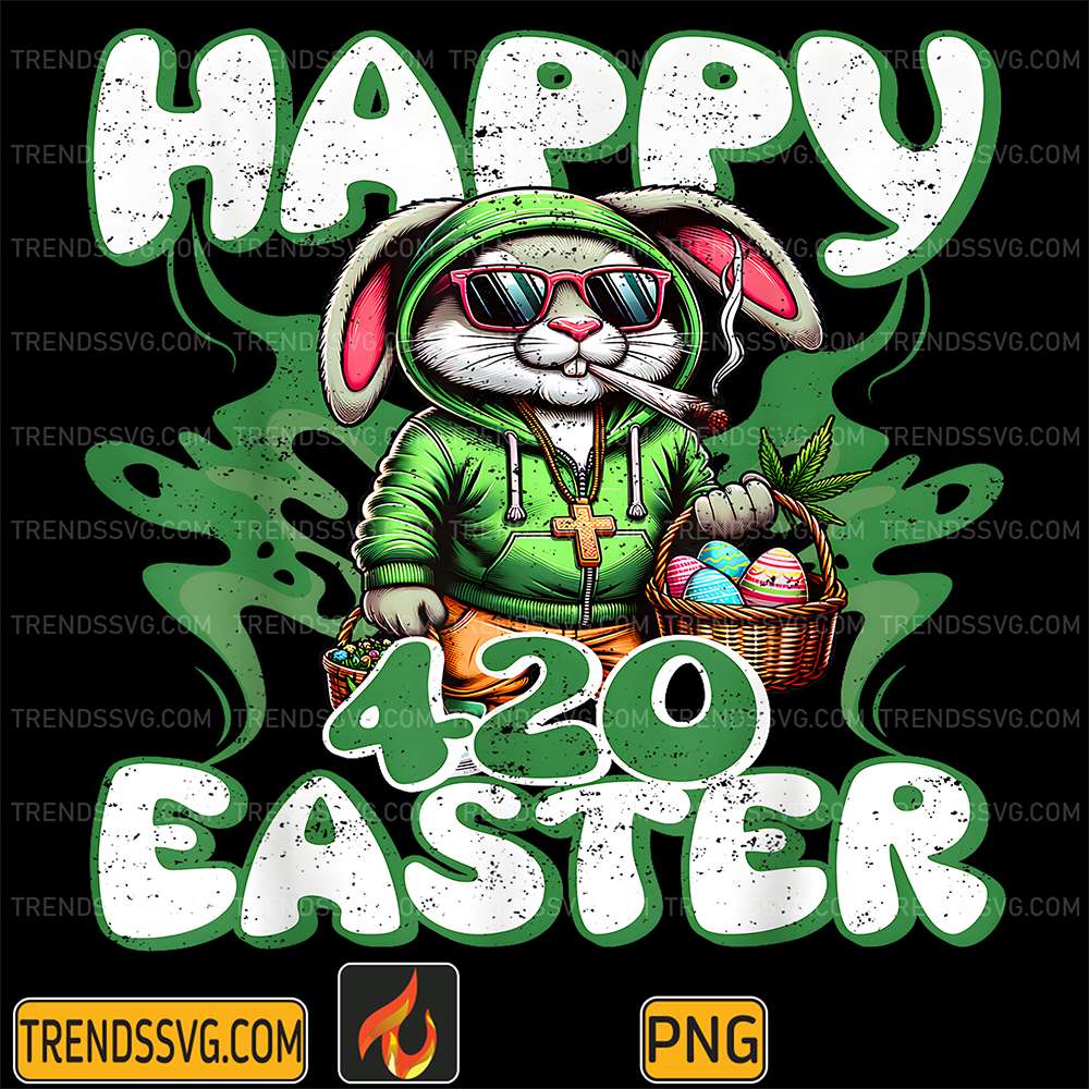 Happy-420-Easter-Smoking-Easter-Bunny-Png