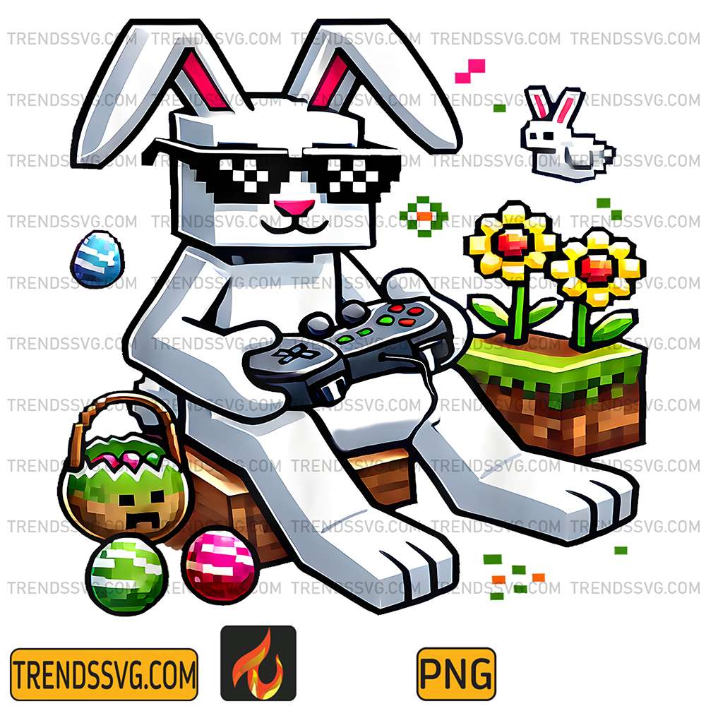 Happy-Easter-Day-Bunny-Egg-Video-Game-Kids-Png