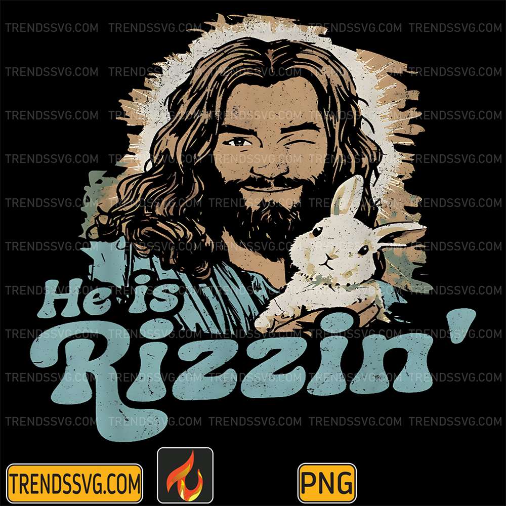 He-Is-Rizzin-Cute-Jesus-Bunny-Easter-Christian-Png