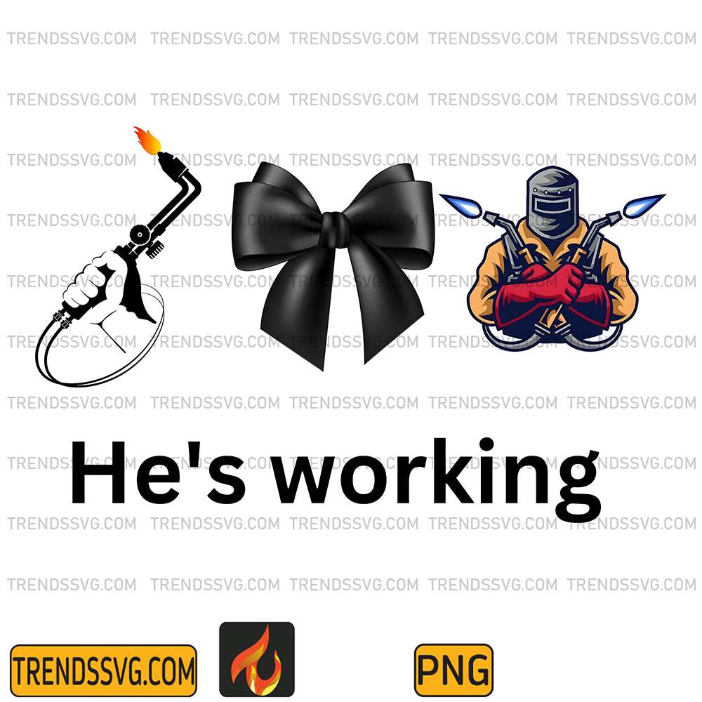 He-s-Working-Png