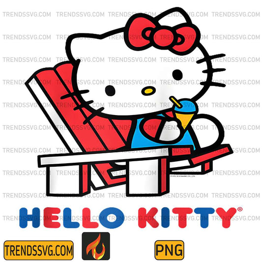 Hello-Kitty-Snow-Cone-Summer-Png