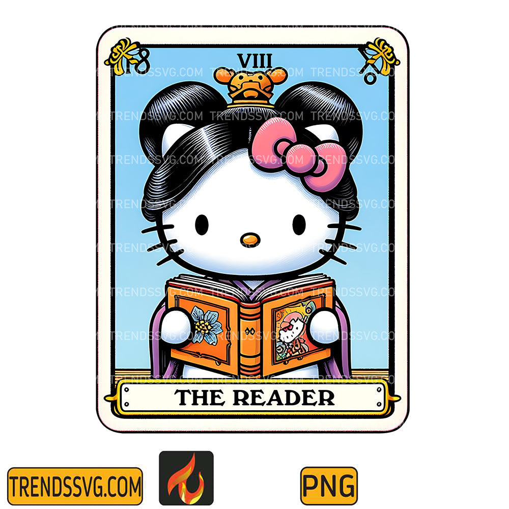 HelloKittyTheReaderMomTarotCardPng_1