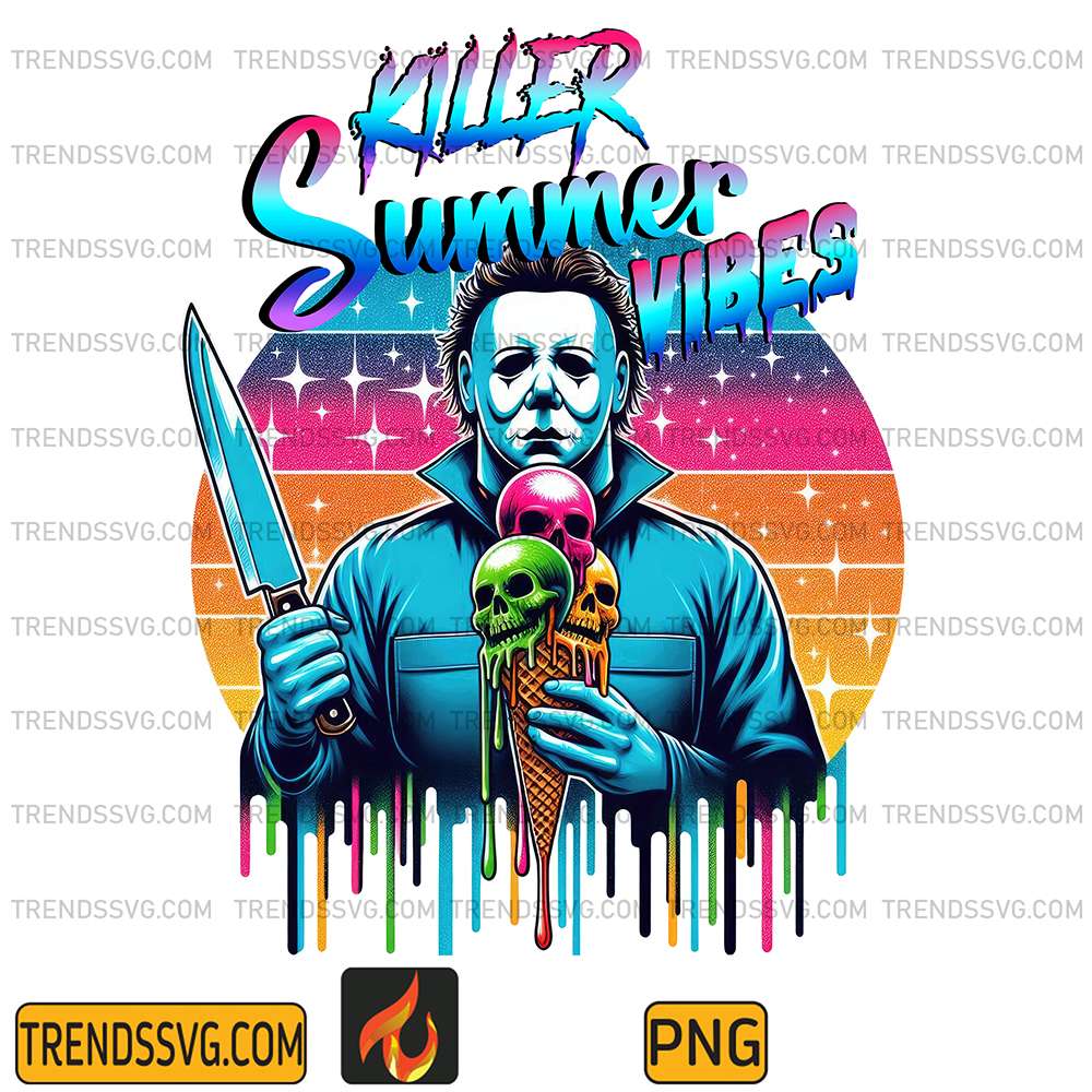 Horror-Michael-Myers-Killer-Summer-Vibes-Halloween-Png-1
