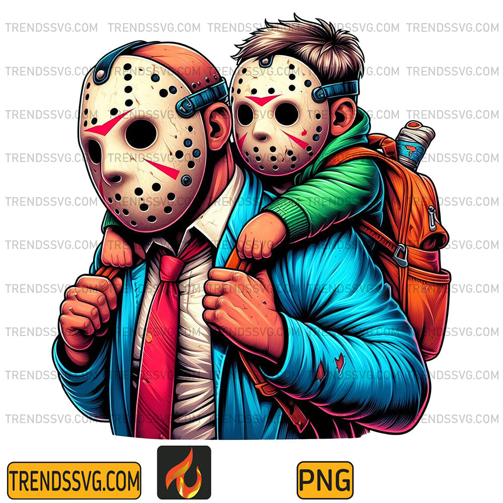 Jason-Voorhees-Dad-And-Son-Png_1