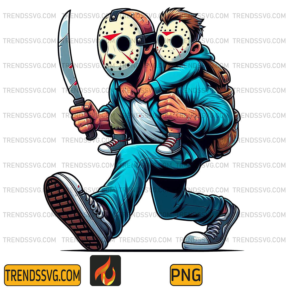 Jason-Voorhees-Dad-And-Son-Png_3