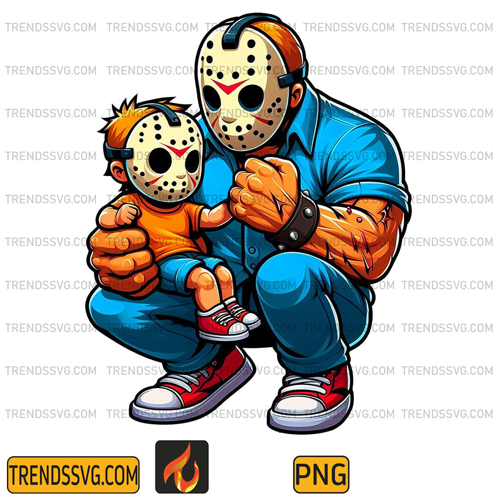 Jason-Voorhees-Dad-And-Son-Png_4