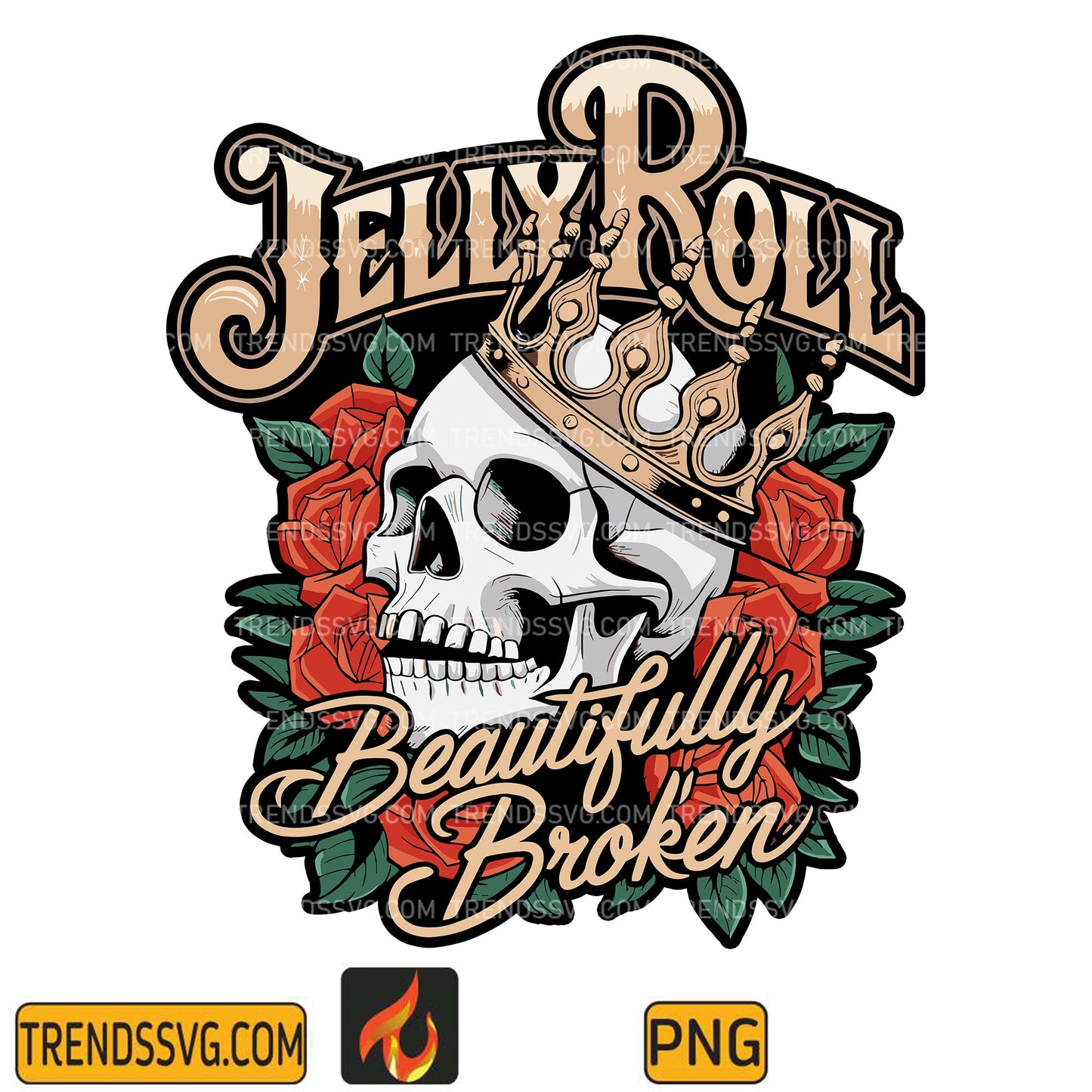 JellyRollBeautifullyBrokenValentinePng