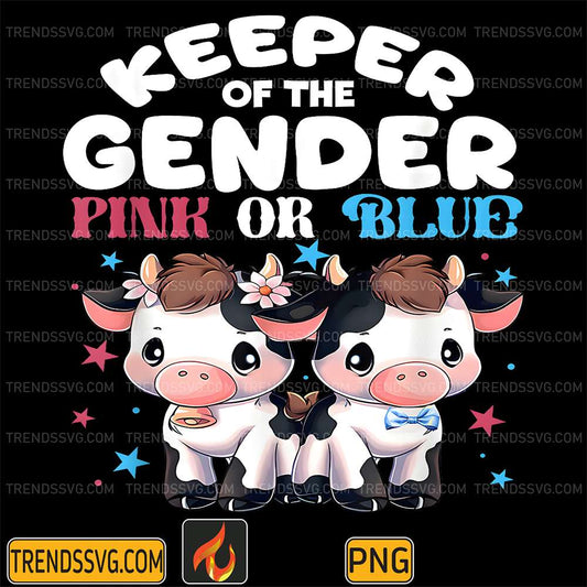 Keeper-Of-The-Gender-Pink-Or-Blue-Cow-Png