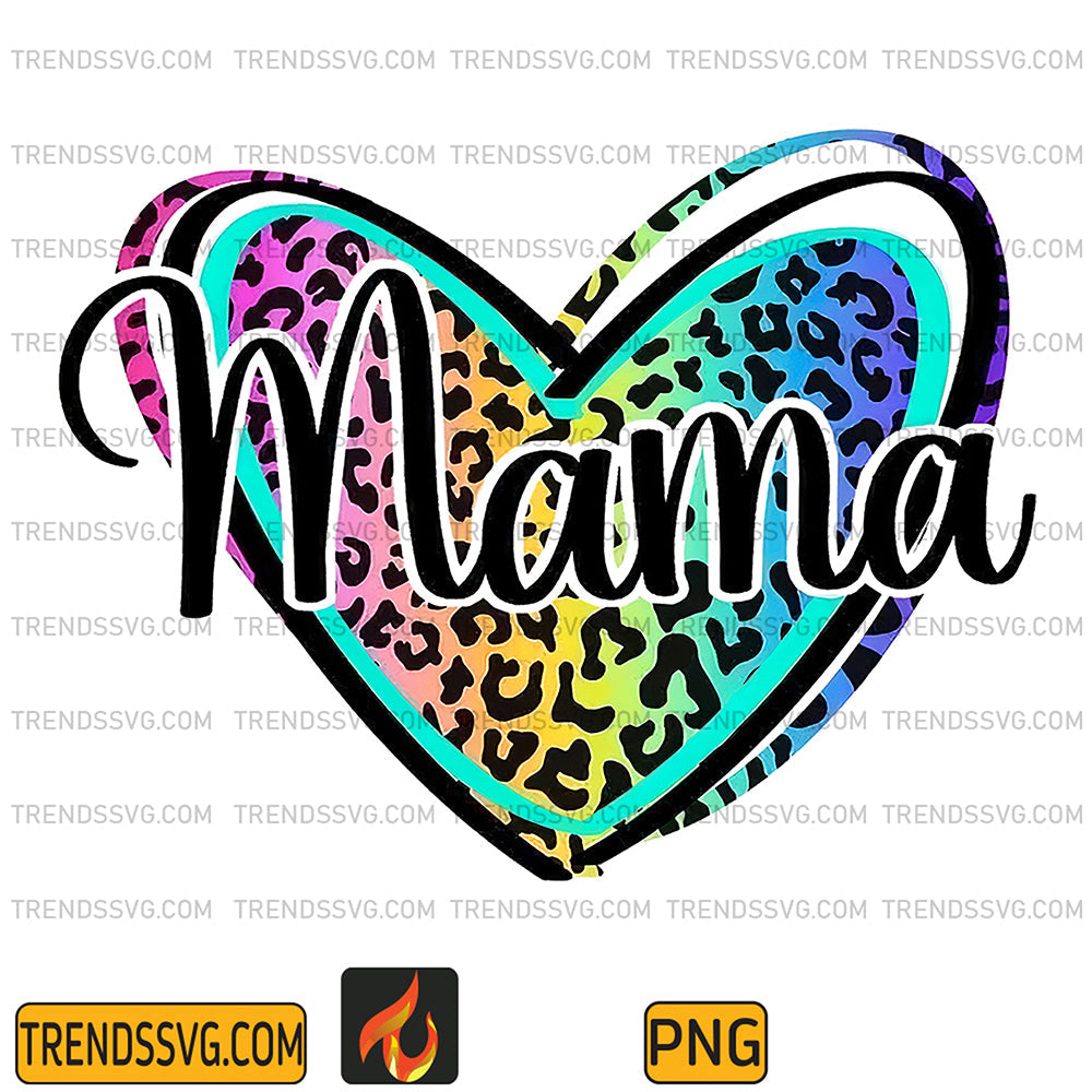 LeopardMamaHeartPng