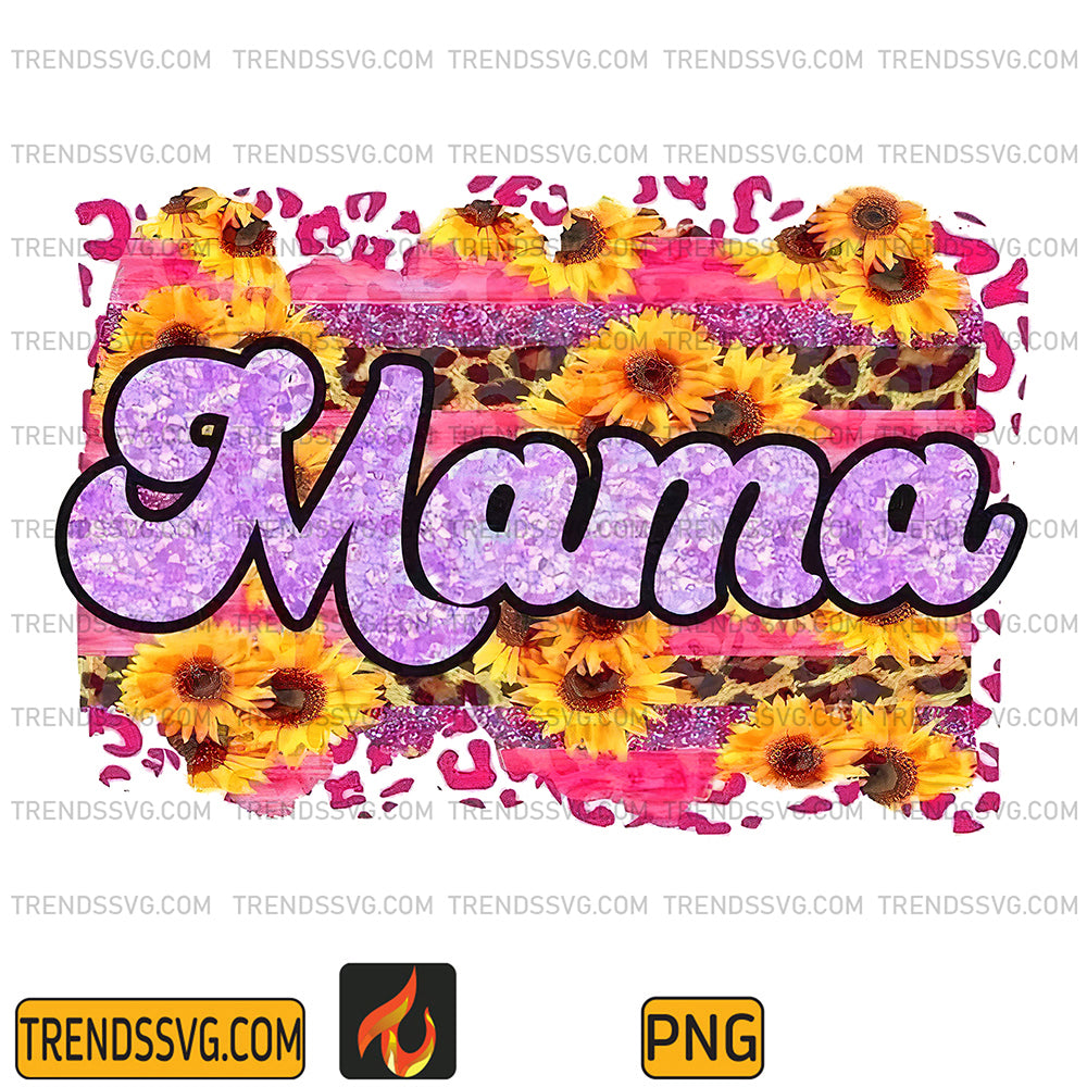 LeopardSunflowerMamaPng