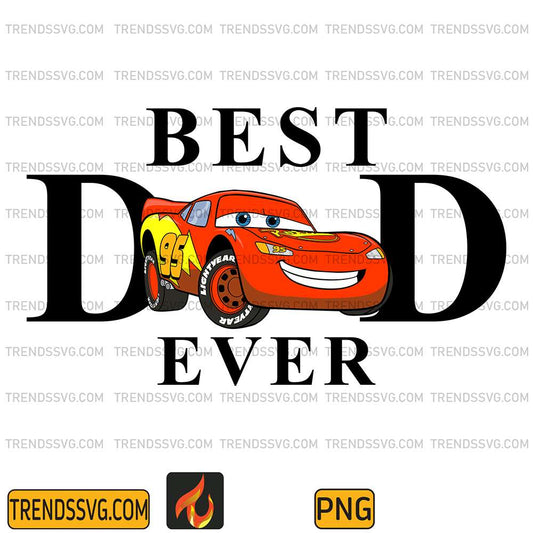Lightning-McQueen-Best-Dad-Ever-Png
