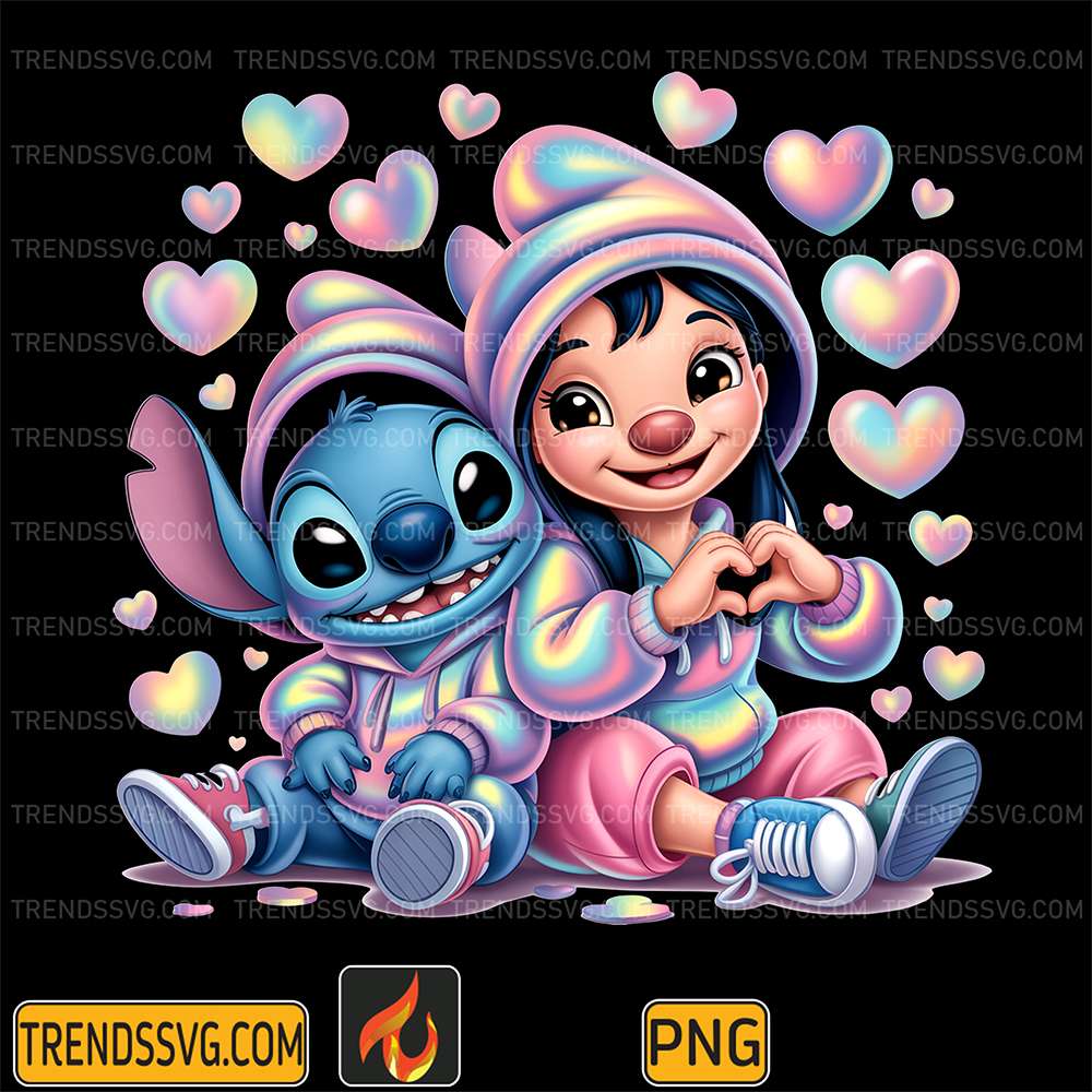 Love-Lilo-And-Stitch-Neon-Png