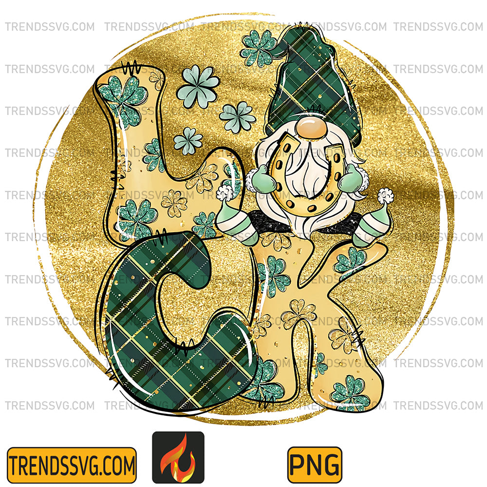 LuckStPatricksGnomesStPatricksDayLuckyCloverPng