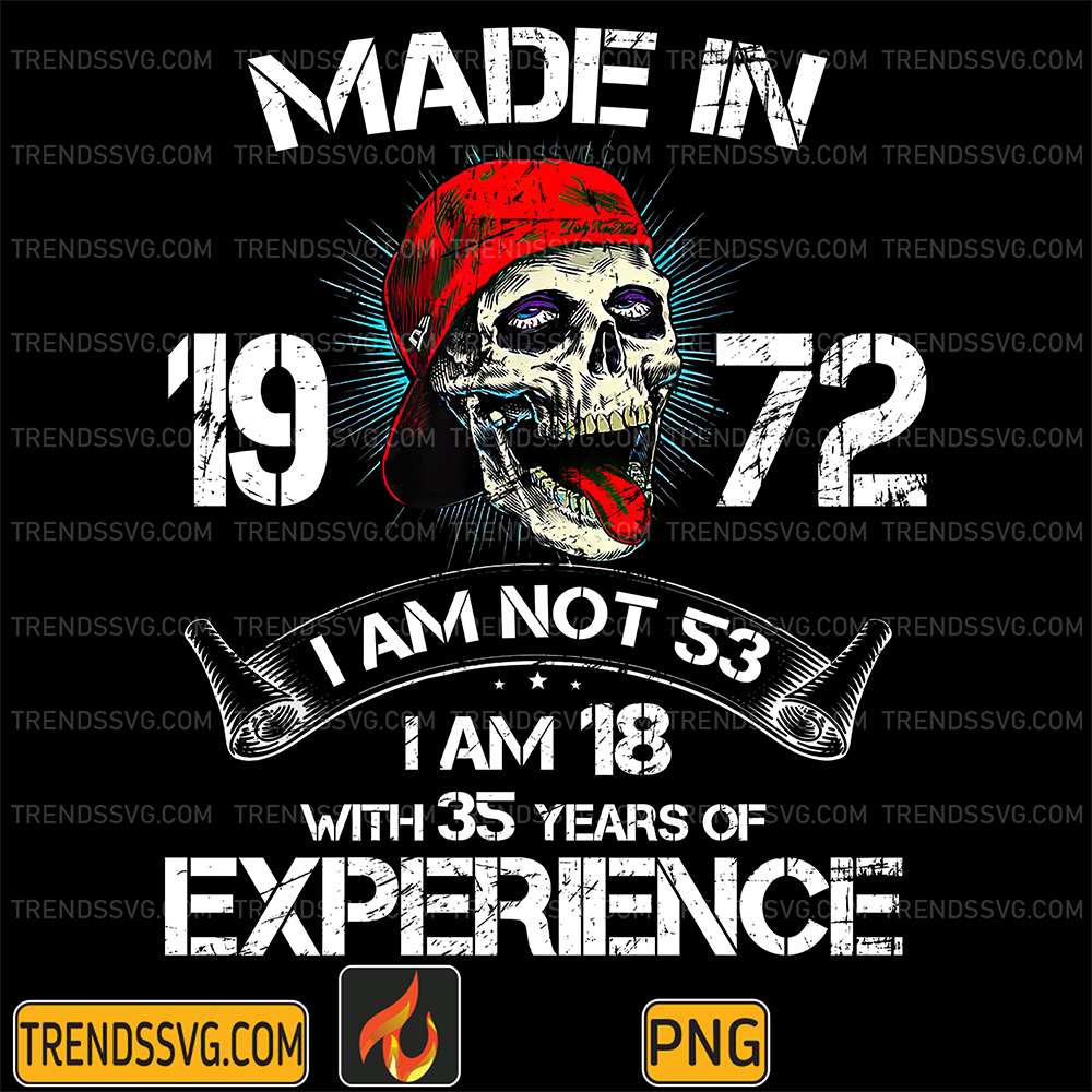 Made-In-1972-I-Am-Not-53-I-Am-18-With-3-Years-Of-Experience-Png
