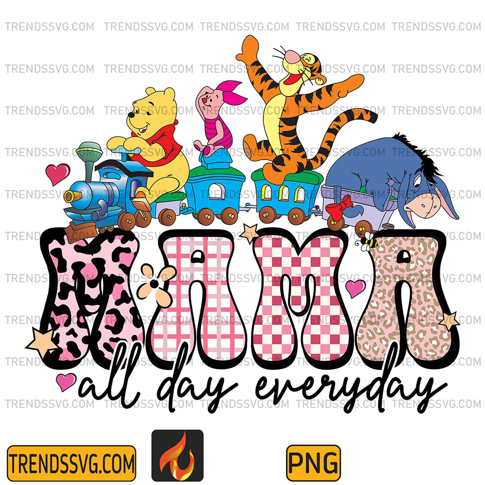 MamaAllDayEverydayWinnieThePoohFriendsPng