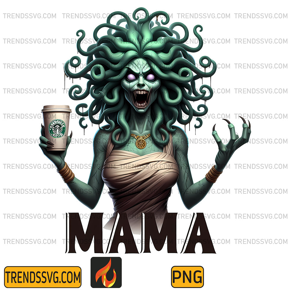 MamaCoffeeStarbucksHorrorMedusaPng_1