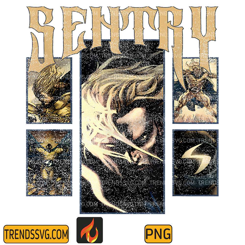 Marvel-Comics-Retro-Classic-Sentry-Multiple-Panel-Png
