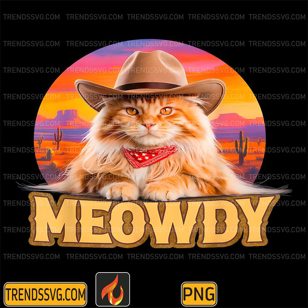 Meowdy-Sunny-Western-Country-Cowboy-Fluffy-Cat-Png