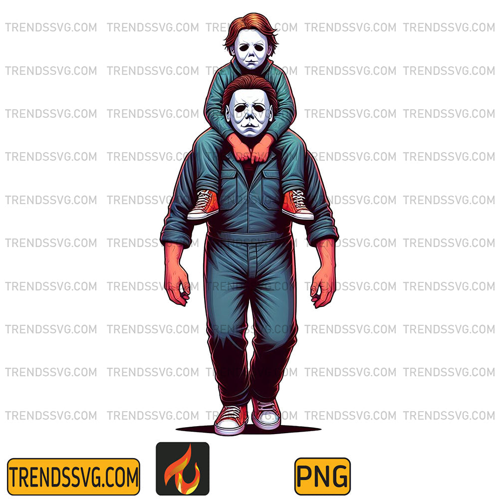 Michael-Myers-Dad-And-Son-Png_1