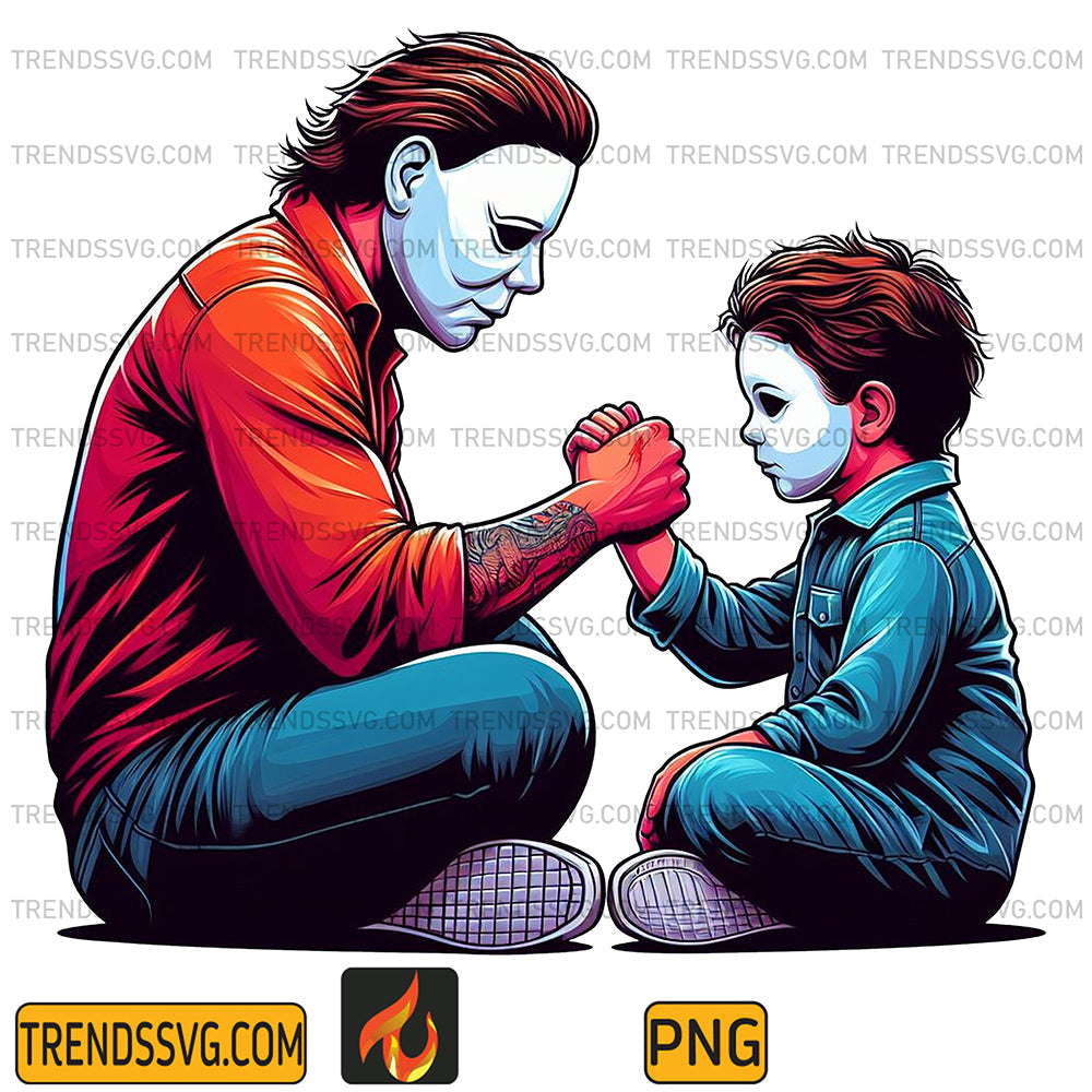 Michael-Myers-Dad-And-Son-Png_2