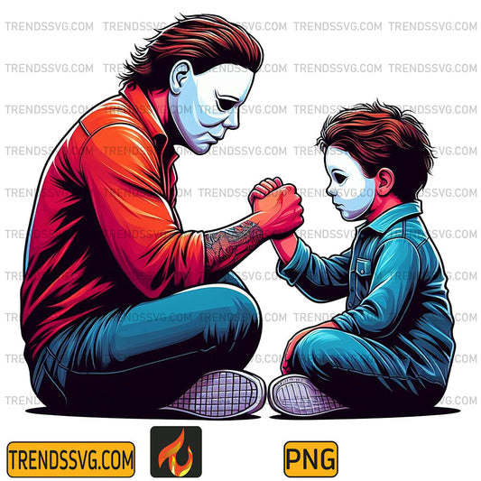 Michael-Myers-Dad-And-Son-Png_2