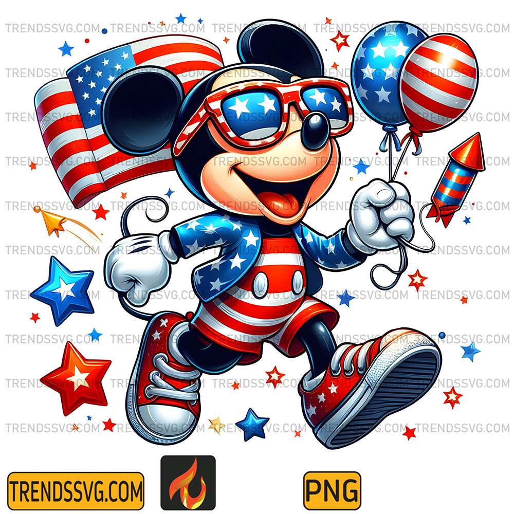 Mickey-America-4th-Of-July-Png