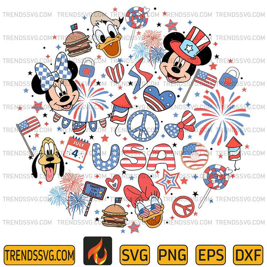 Mickey-And-Friends-4th-Of-July-Svg-1
