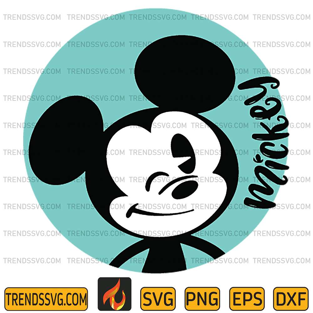 Mickey-Blue-Svg
