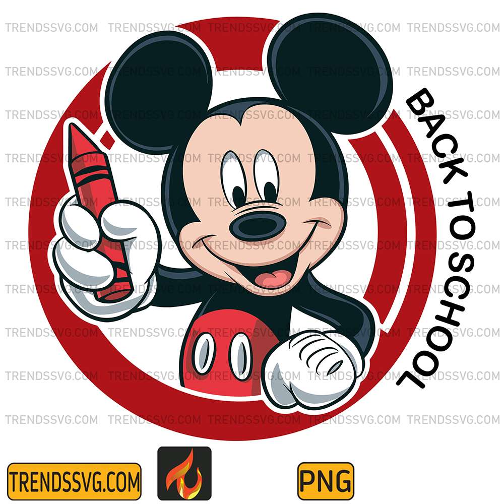 Mickey-Mouse-Disney-Back-To-School-Png