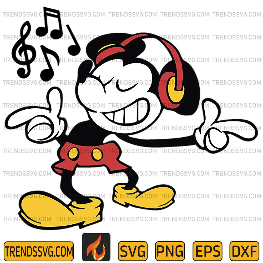 Mickey-Sing-Svg