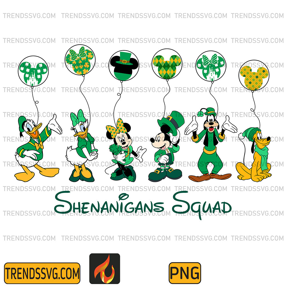 MickeyAndFriendShenanigansSquadStPatrick_sDayPng