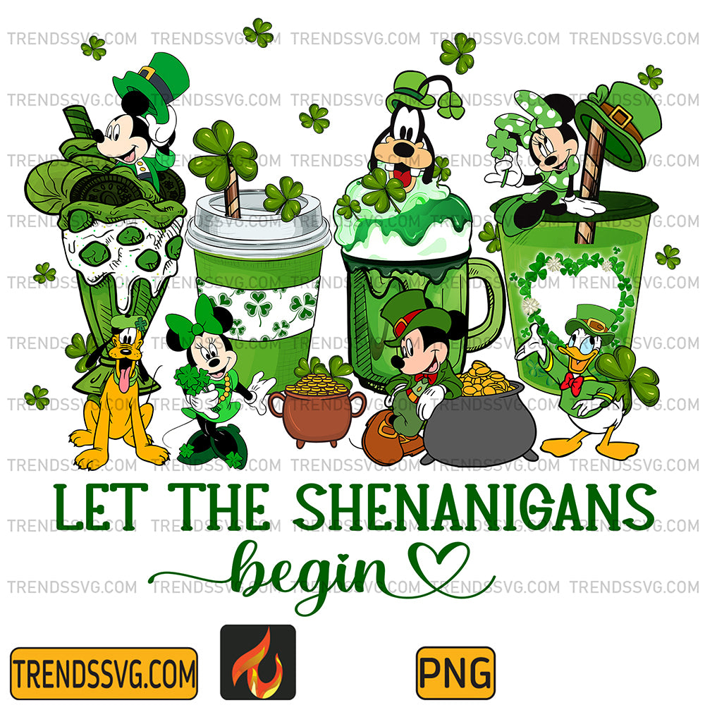 MickeyAndFriendsLetTheShenanigansBeginStPatrick_sDayPng_3
