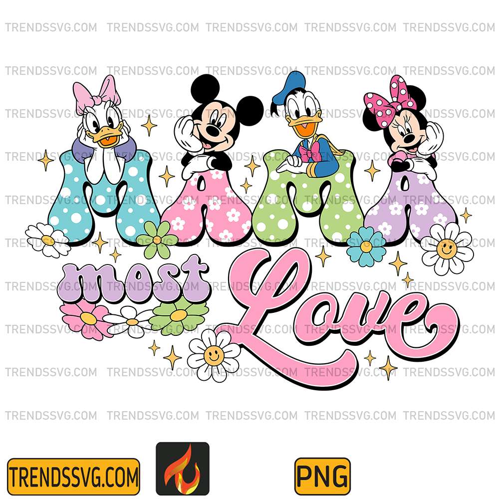 Mikcey-And-Friends-Mama-Most-Love-Png