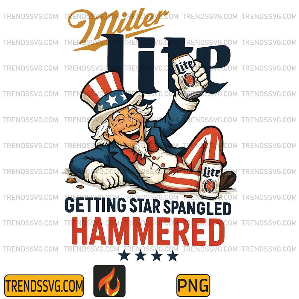 Miller-Lite-Getting-Star-Spangled-Hammered-Png