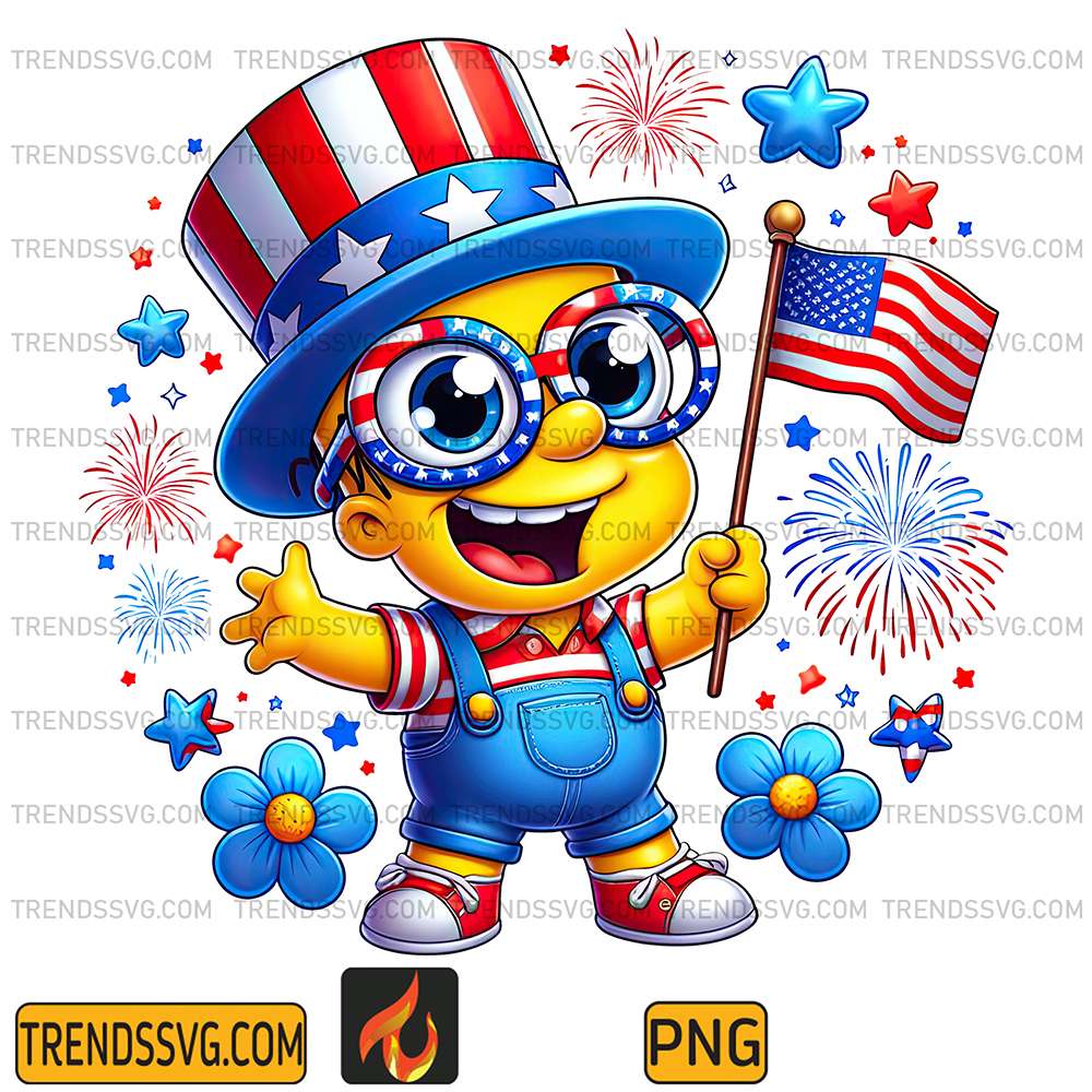 Minions-America-4th-Of-July-Png