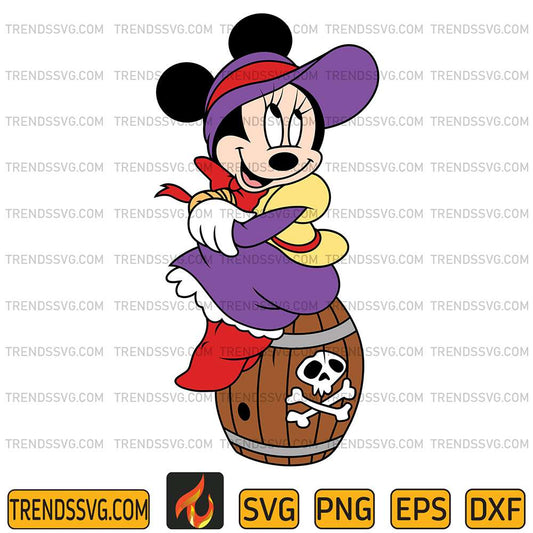 Minnie-Mouse-Pirate-Cruise-Svg