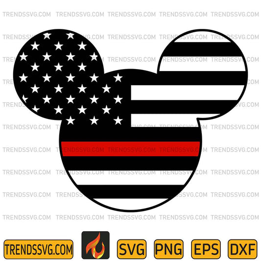 Mouse-American-4th-Of-July-Svg