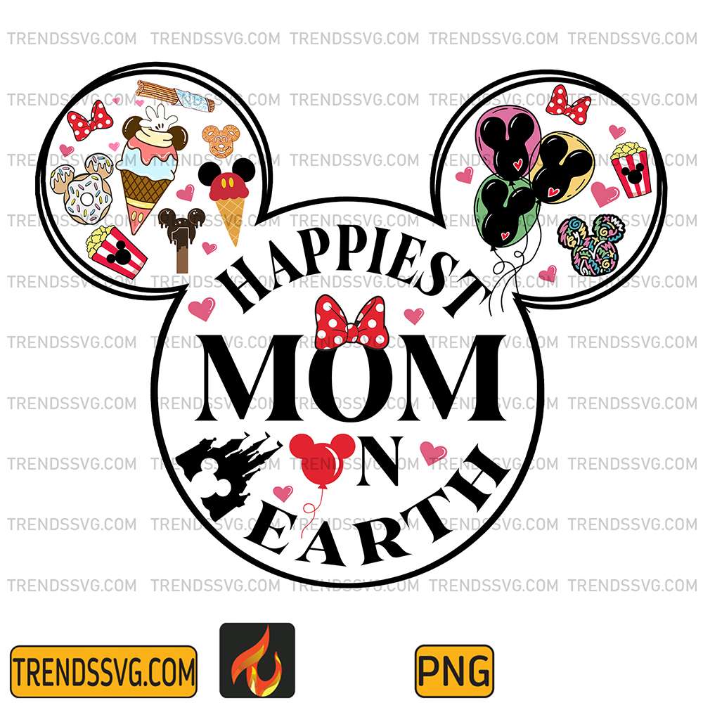 Mouse-Happiest-Mom-On-Earth-Png