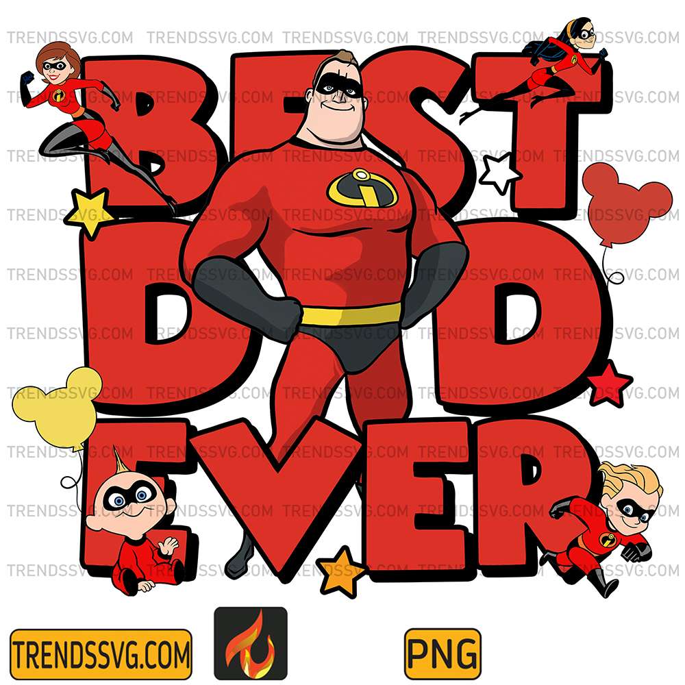 Mr.Incredible-Best-Dad-Ever-Png