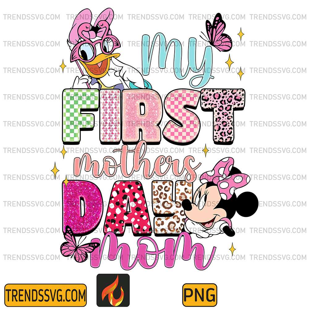 My-First-Mothers-Day-Daisy-Duck-With-Minnie-Png