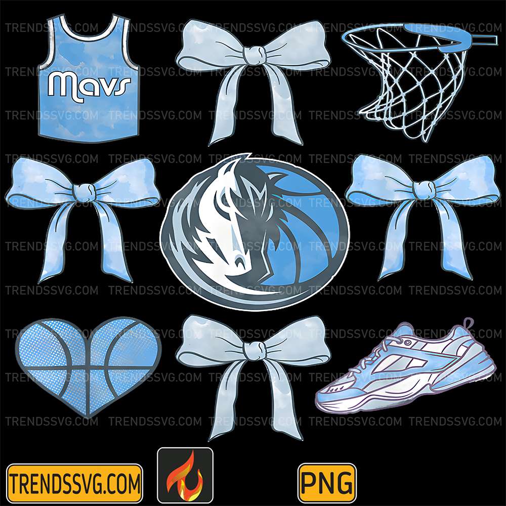 NBA-Dallas-Mavericks-Bow-Grid-Png