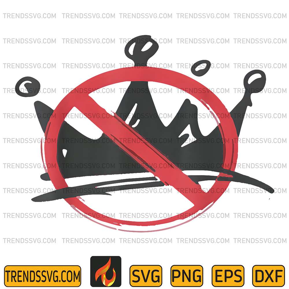 No-Kings-In-America-Political-Svg