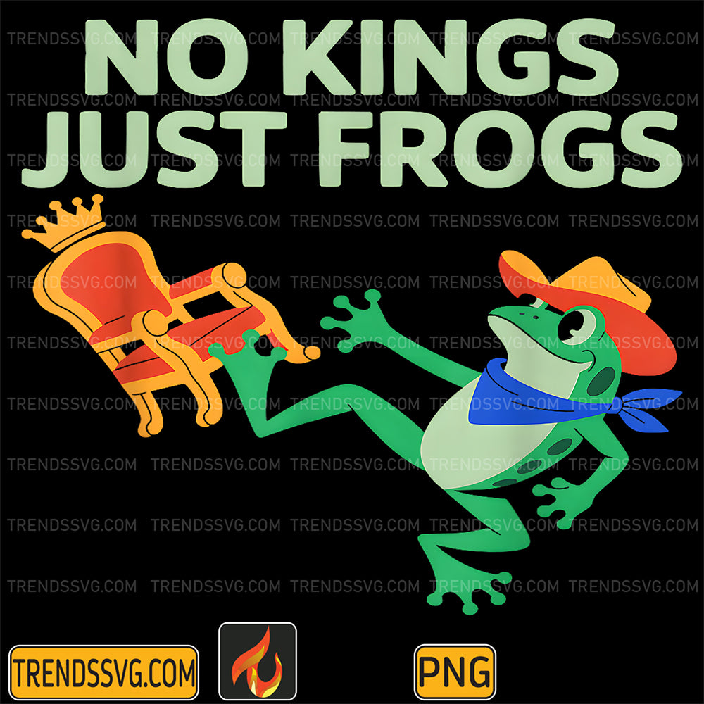 No-Kings-Just-Frogs-Portland-Frog-Protest-Png