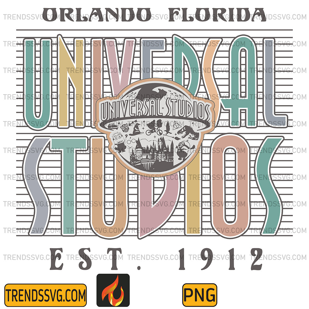 OrlandoFlodidaUniversalStudiosEst1912Png_1