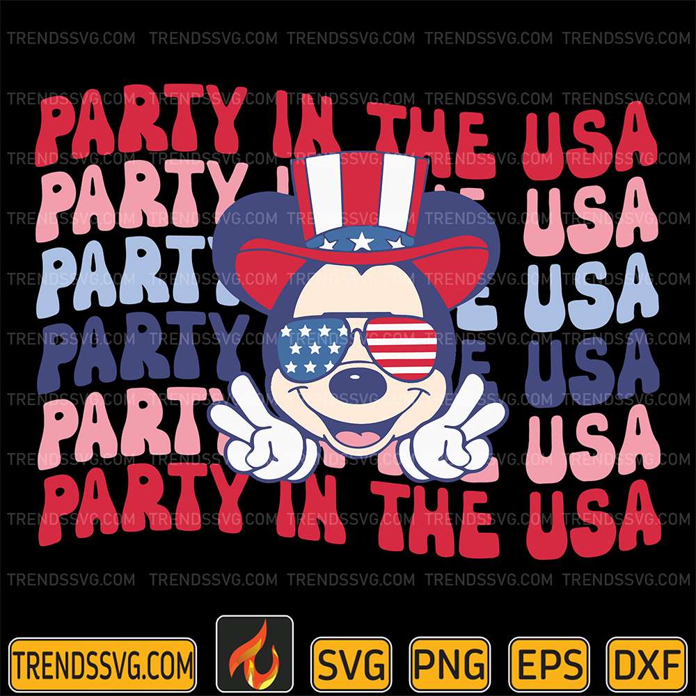 Party-In-The-Usa-Mickey-4th-Of-July-Svg